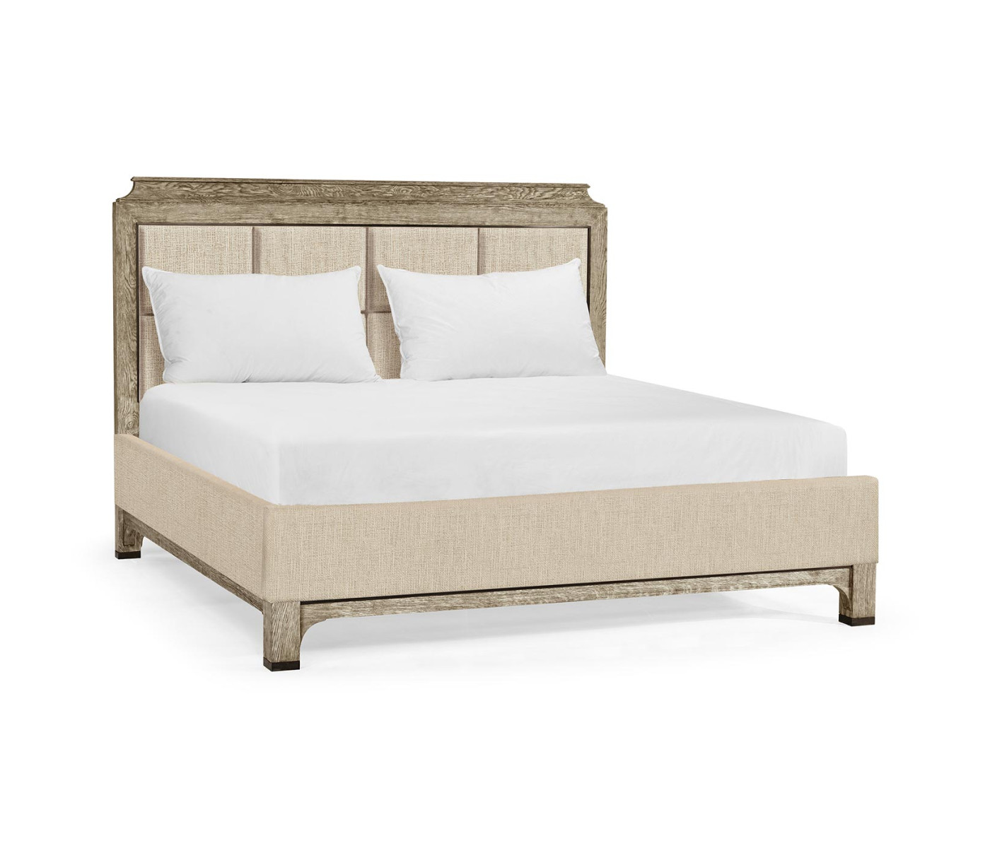 Grey Oak UK King Bed