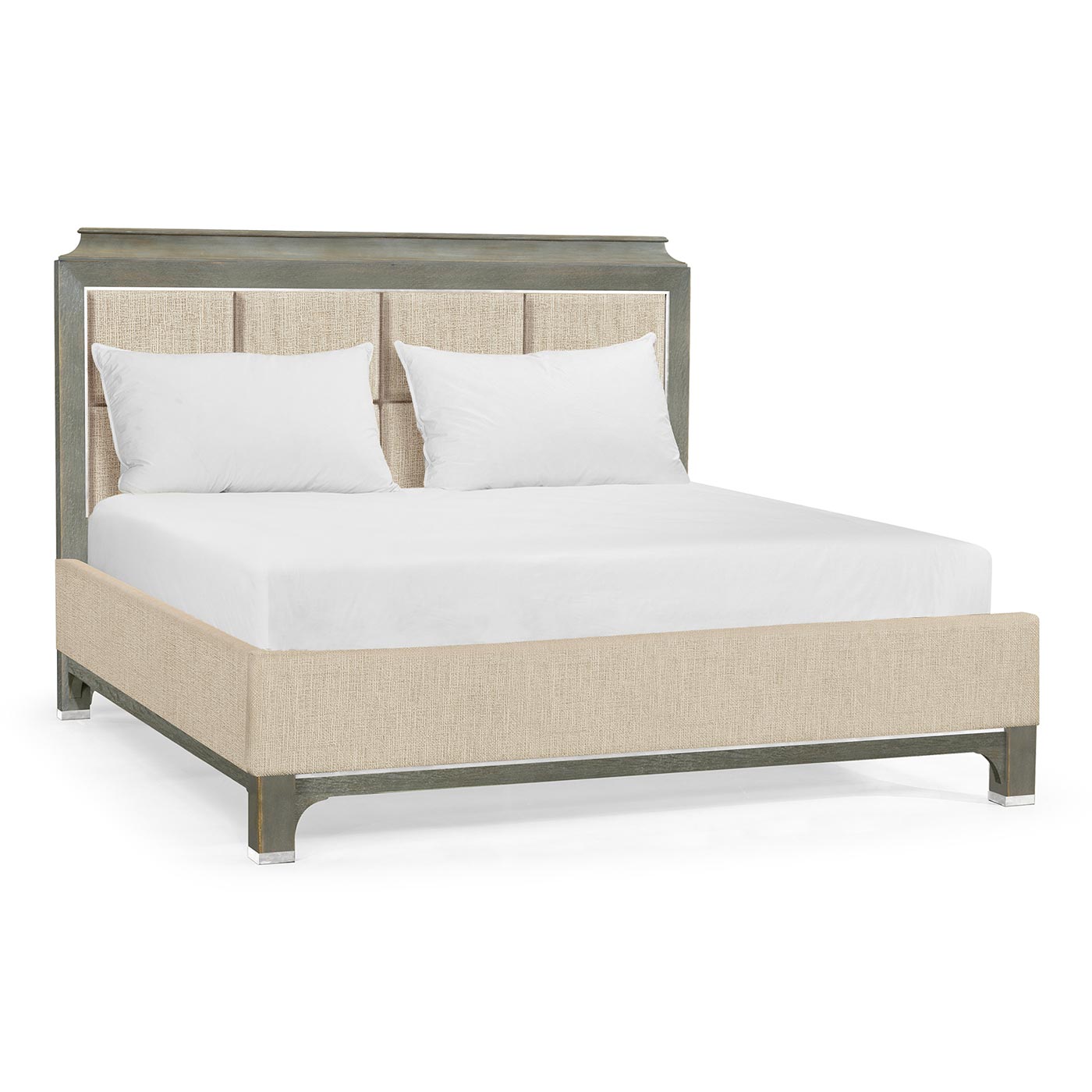 Pewter Oak UK King Bed
