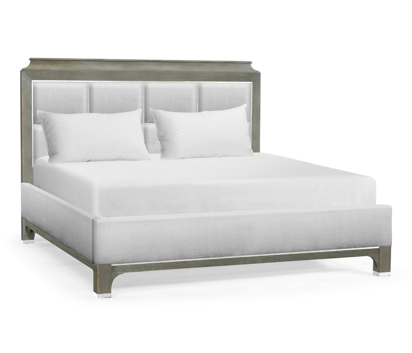 Pewter Oak UK King Bed