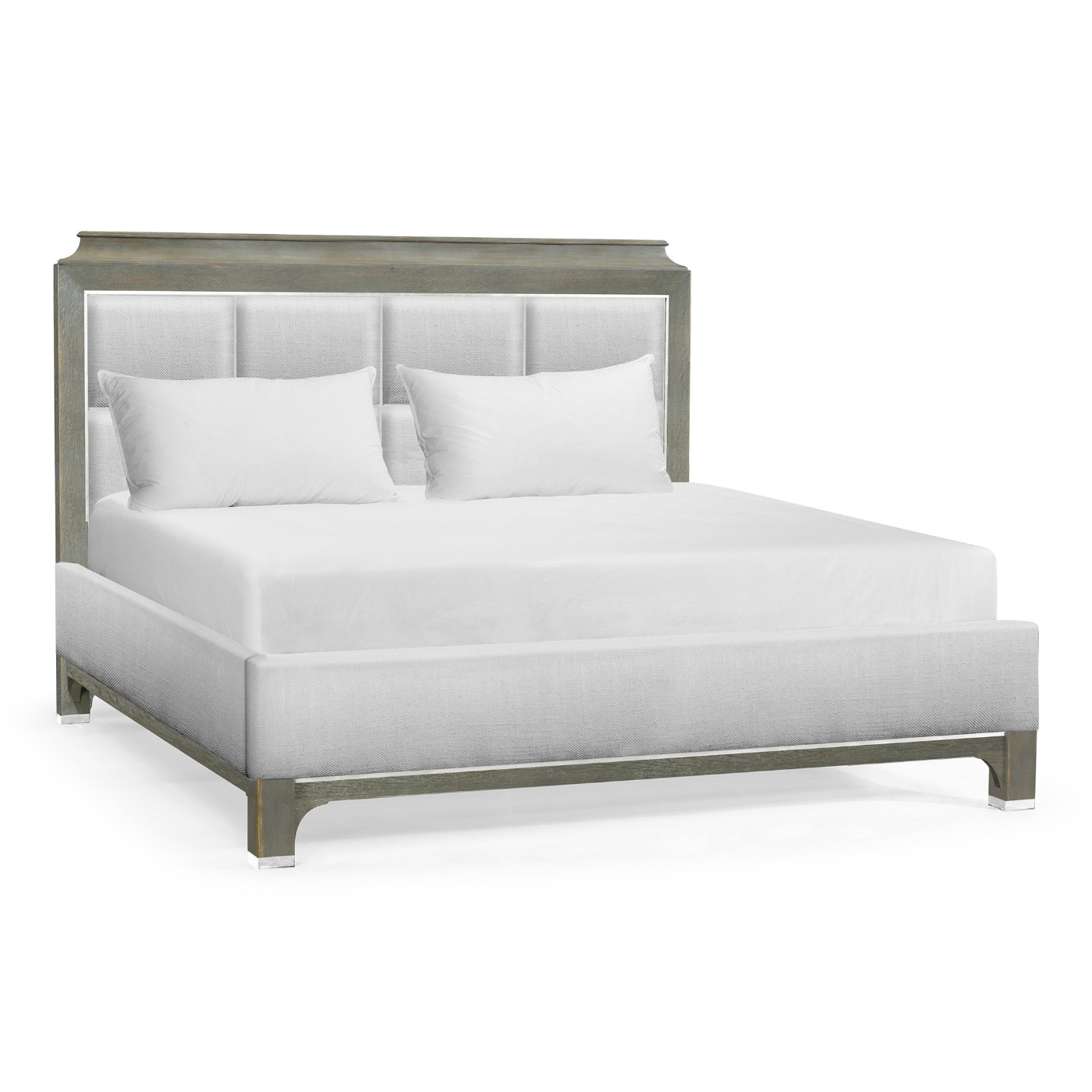 Pewter Oak UK King Bed