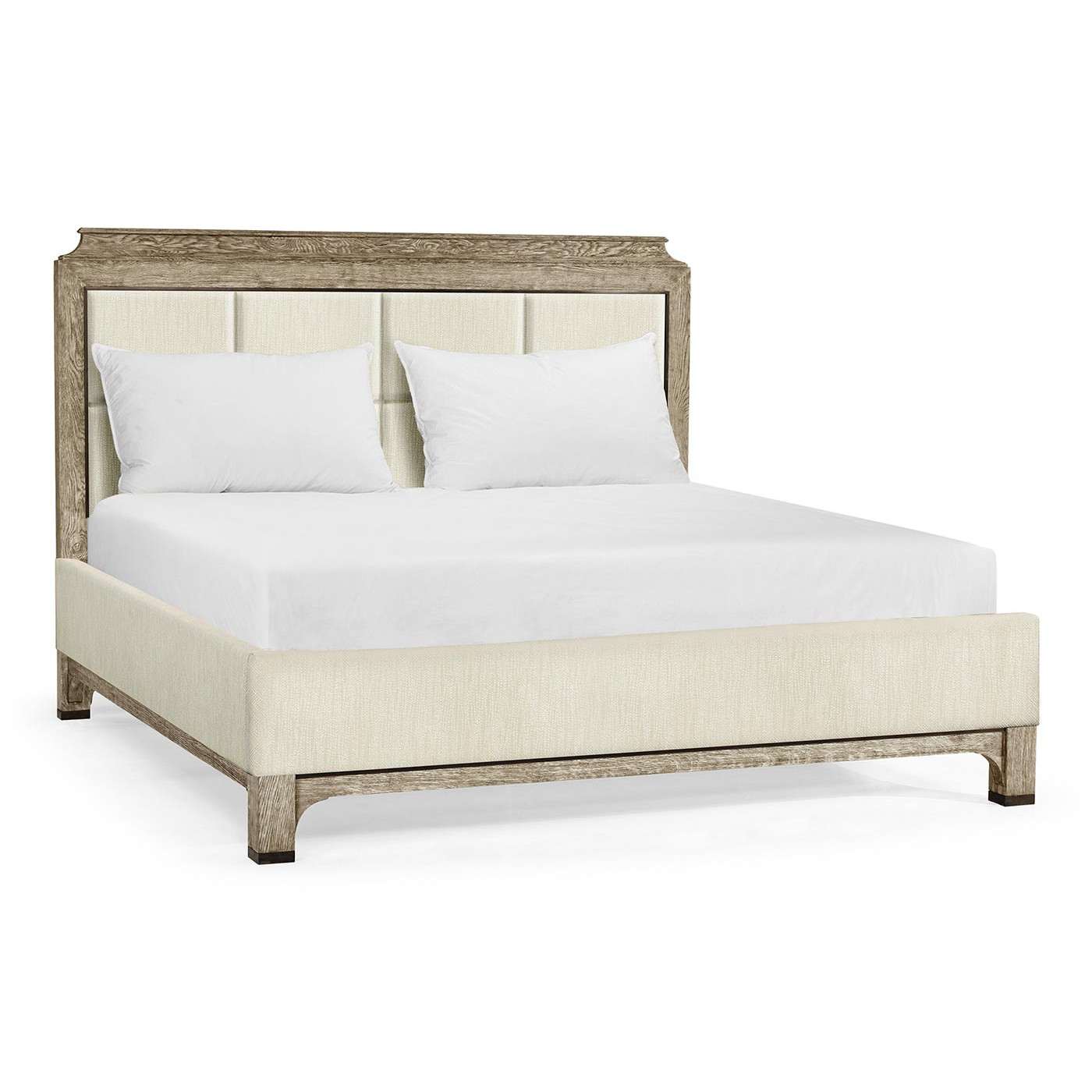 Grey Oak UK Queen Bed