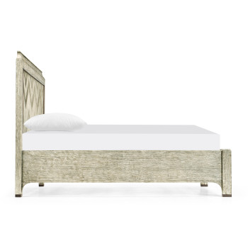 Grey Oak US King Bed