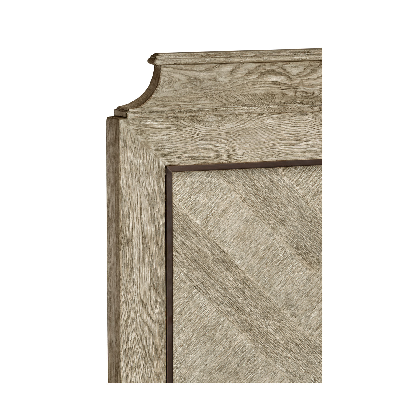 Grey Oak US King Bed