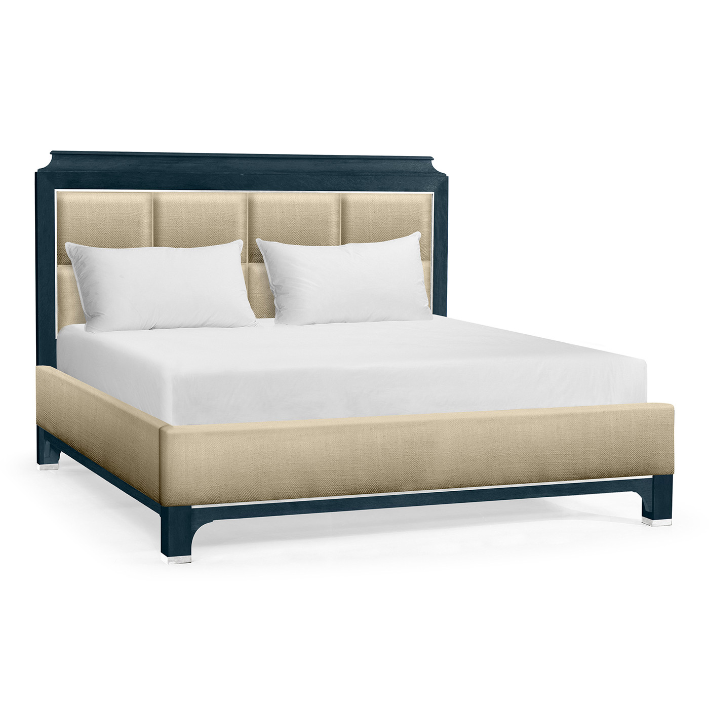 Antique Blue Oak US Queen Bed