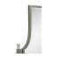 Curved Pewter Oak Floor Standing Mirror that Swivels