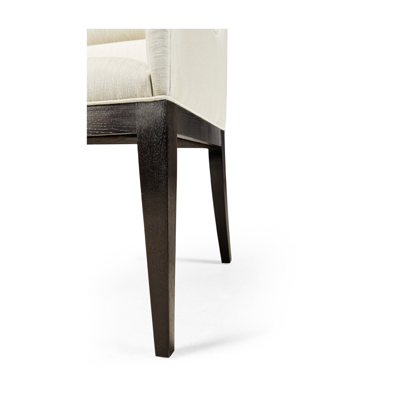 Geometric Channel Back Arm Chair