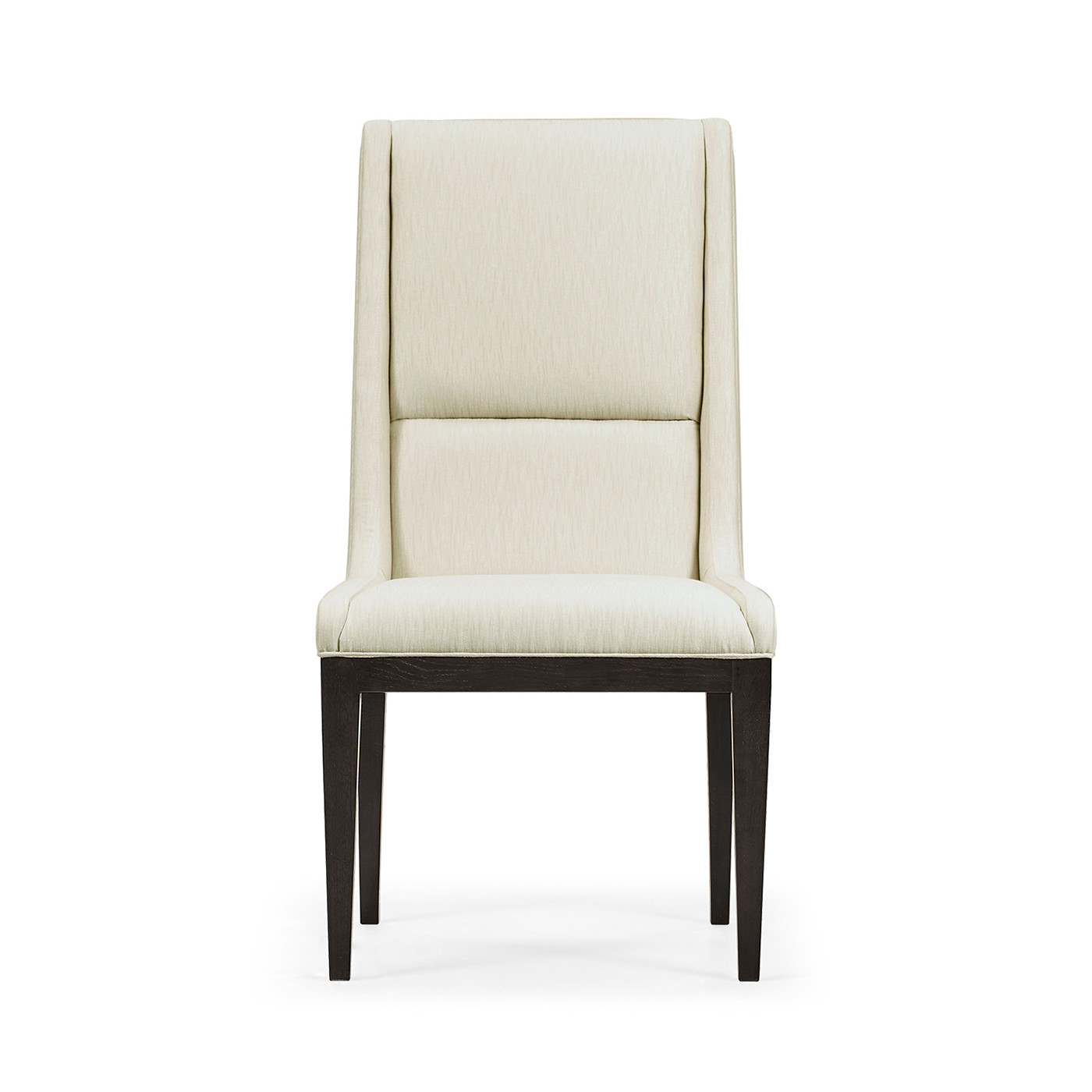 Geometric Channel Back Side Chair