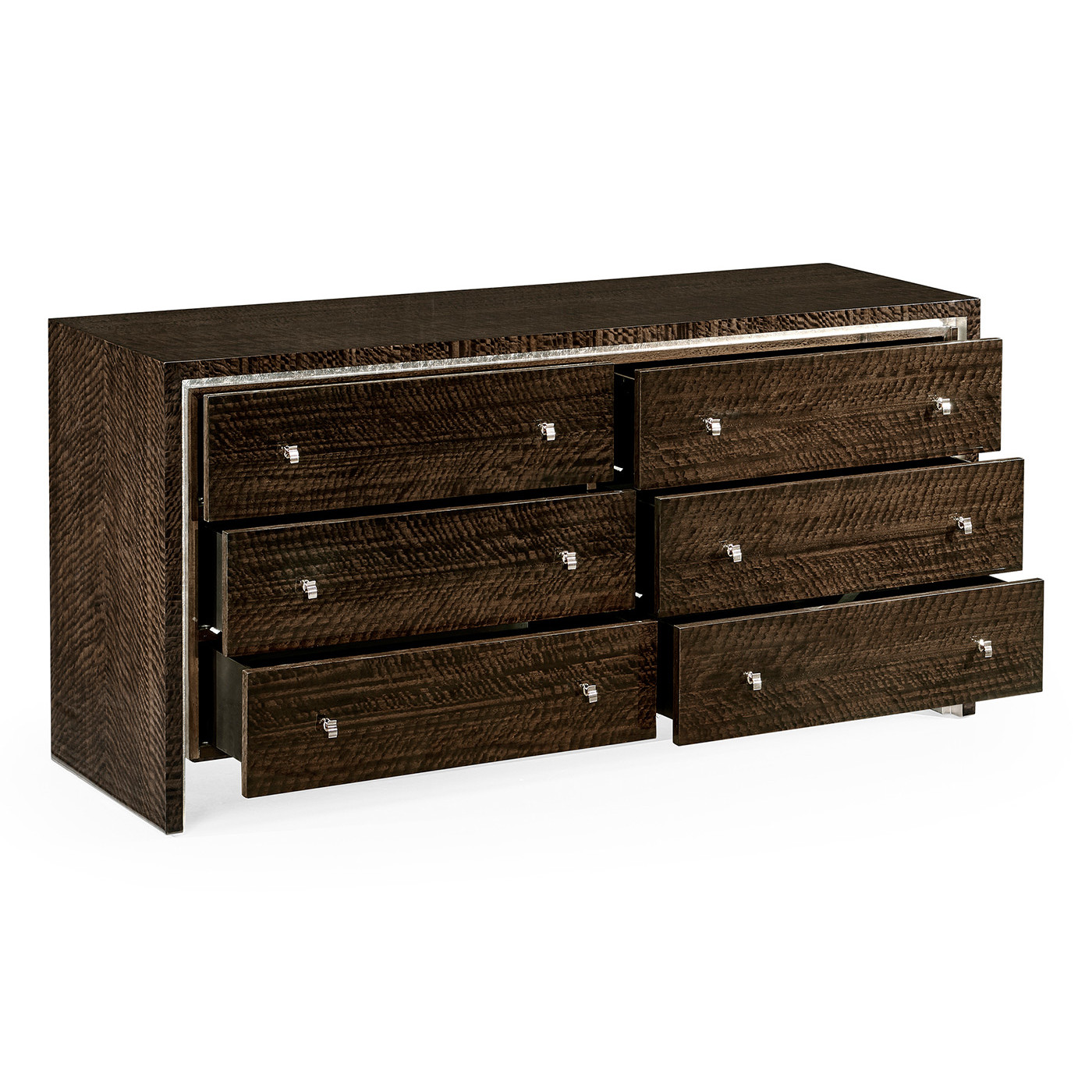 Black Eucalyptus Dresser with Six Drawers
