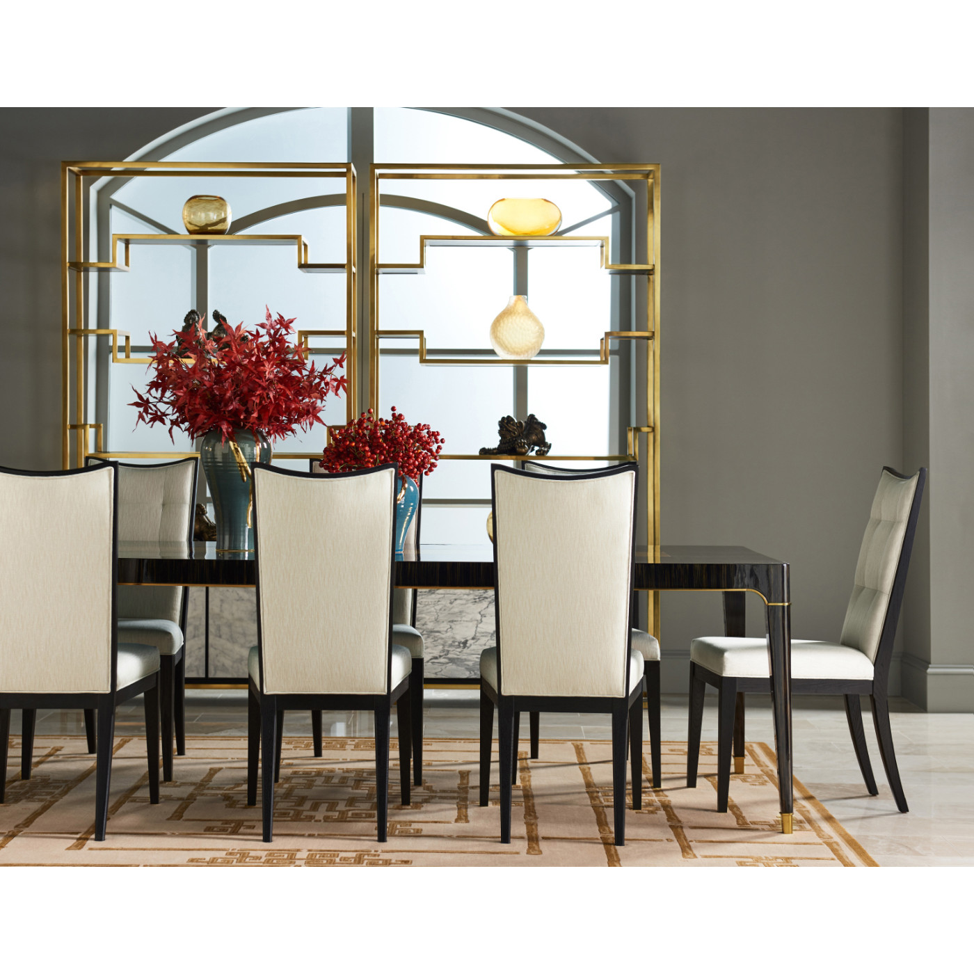 Fusion Rectangular Macassar Dining Table 108