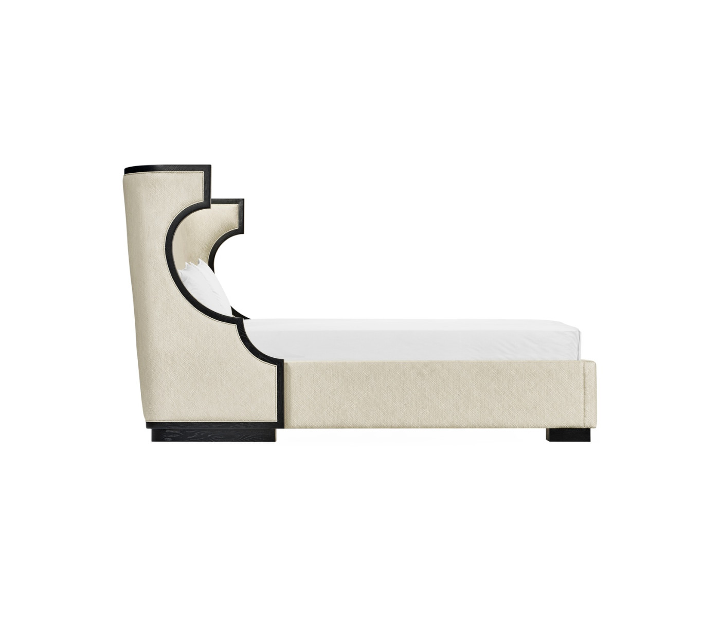 Fusion Rounded Oak US King Bed