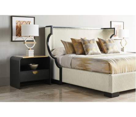 Fusion Rounded Oak US King Bed