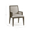 Gatsby Cut Pattern Dining Arm Chair