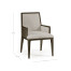Gatsby Cut Pattern Dining Arm Chair