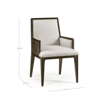 Gatsby Cut Pattern Dining Arm Chair