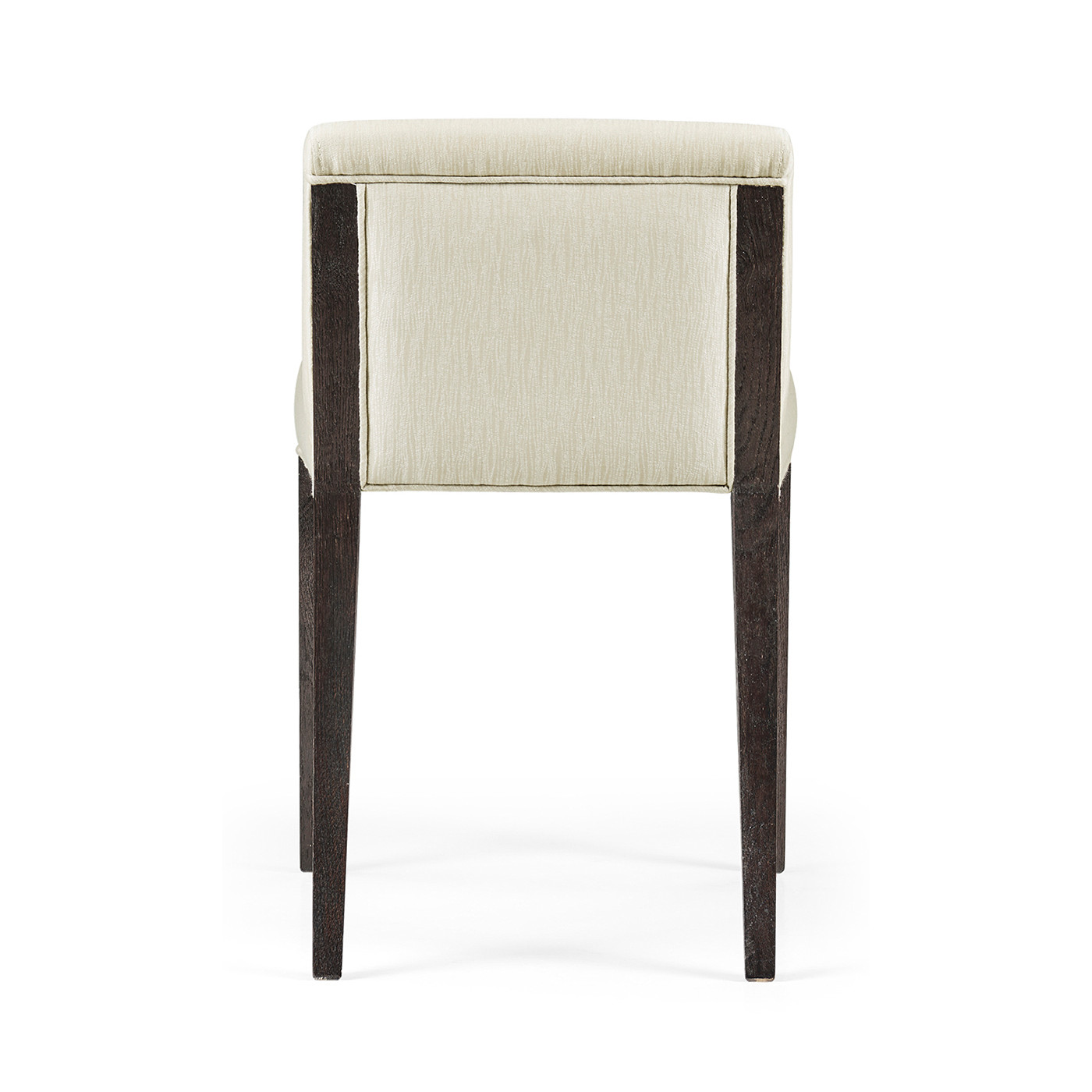 Geometric Dark Mocha Oak Vanity Chair