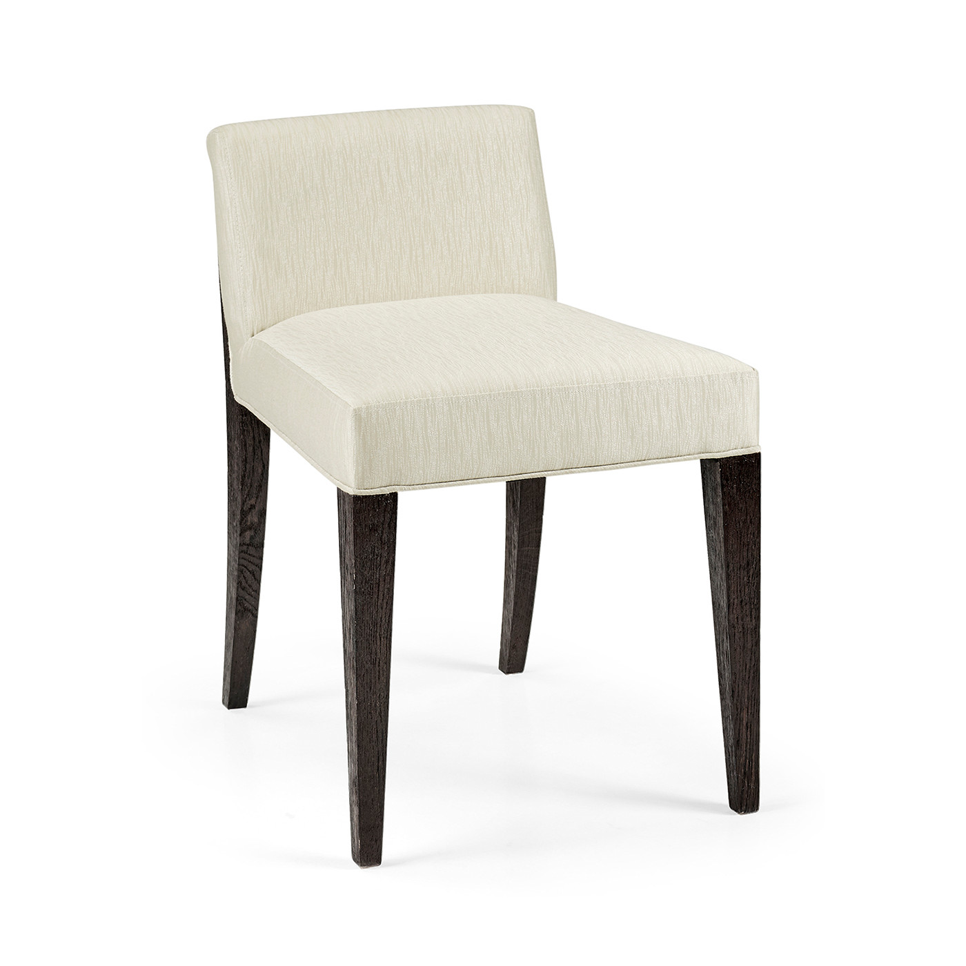 Geometric Dark Mocha Oak Vanity Chair