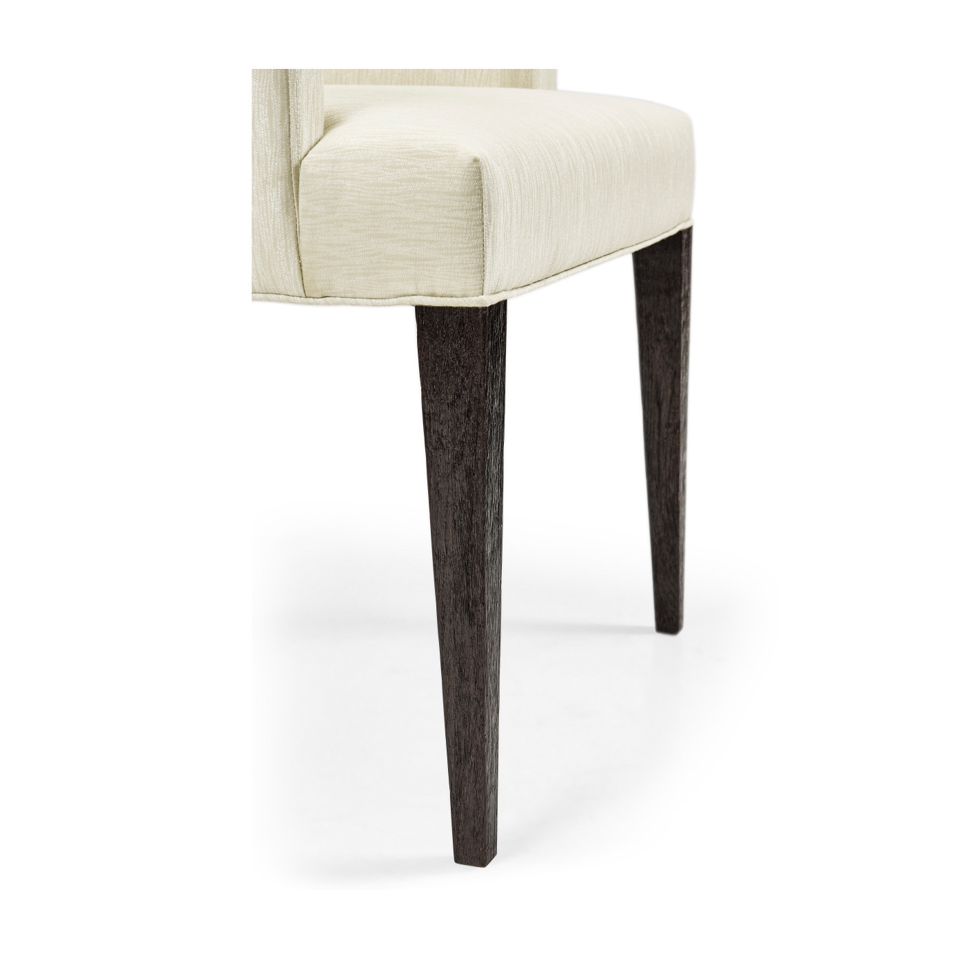 Geometric Transitional Upholstered Dining Arm Chair