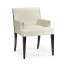 Geometric Transitional Upholstered Dining Arm Chair