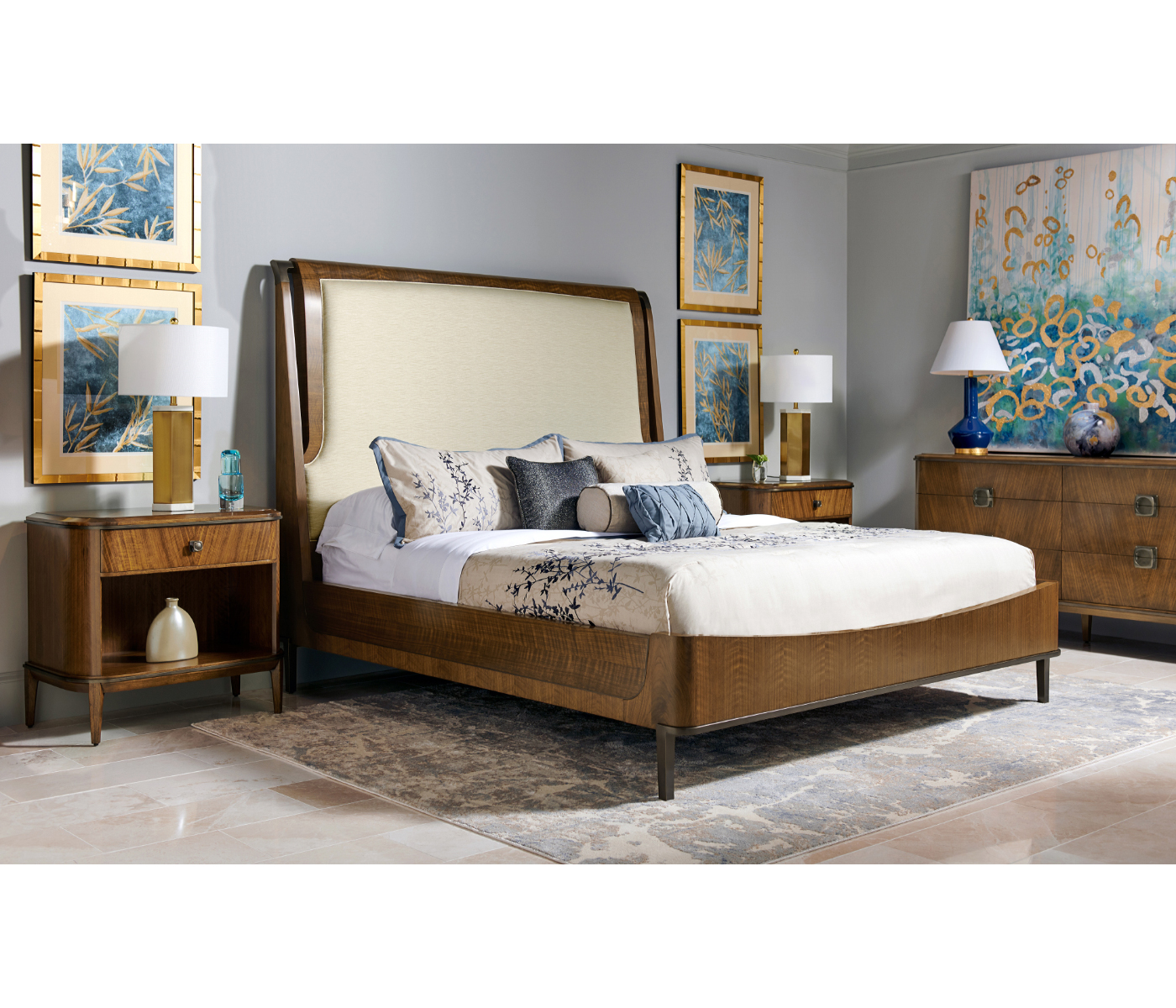 Toulouse Upholstered UK King Bed