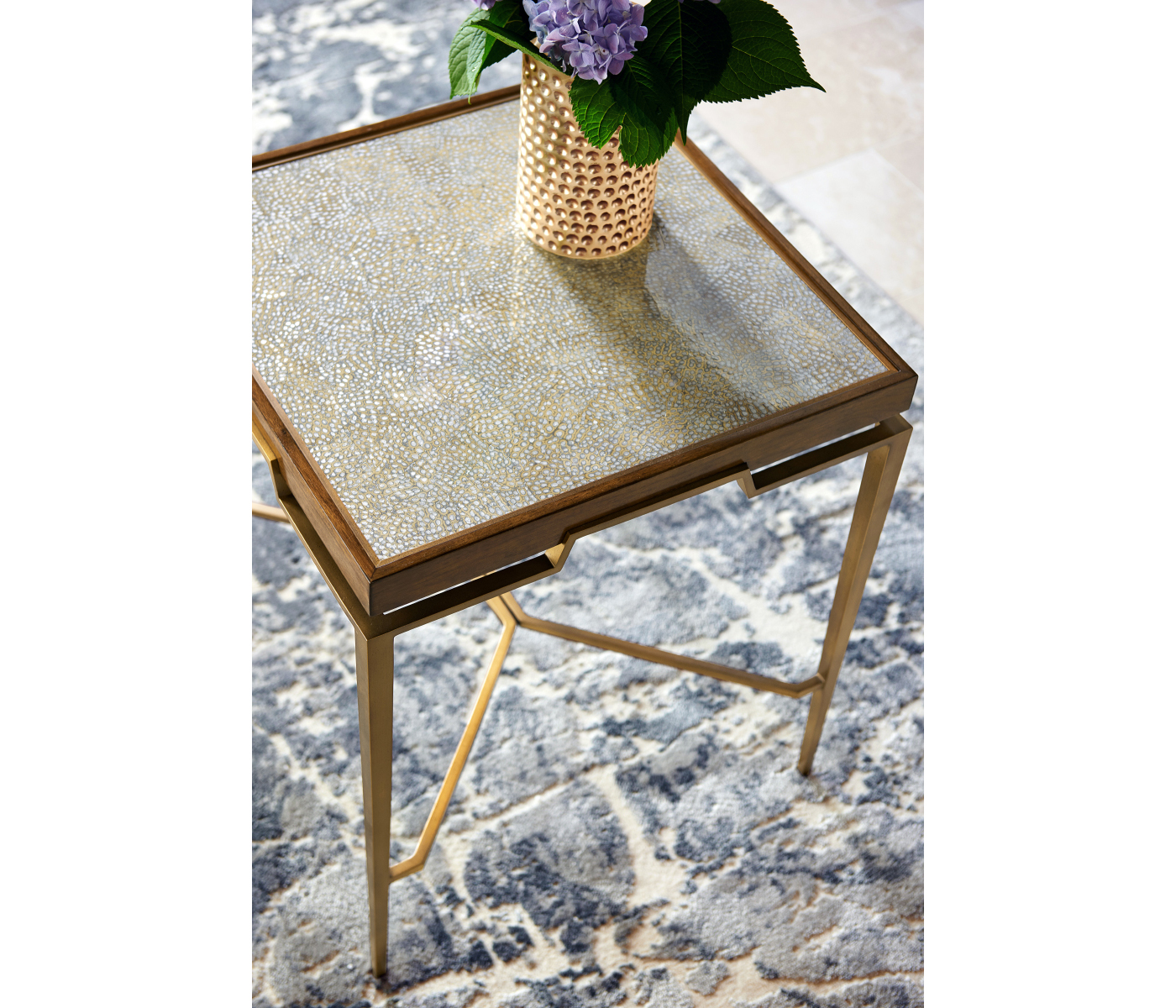 Toulouse Eggshell End Table