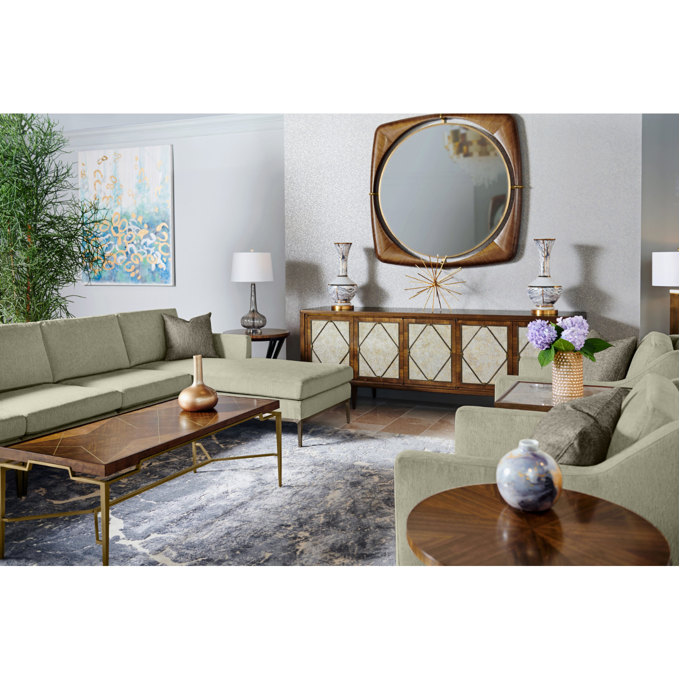 Toulouse Eggshell End Table