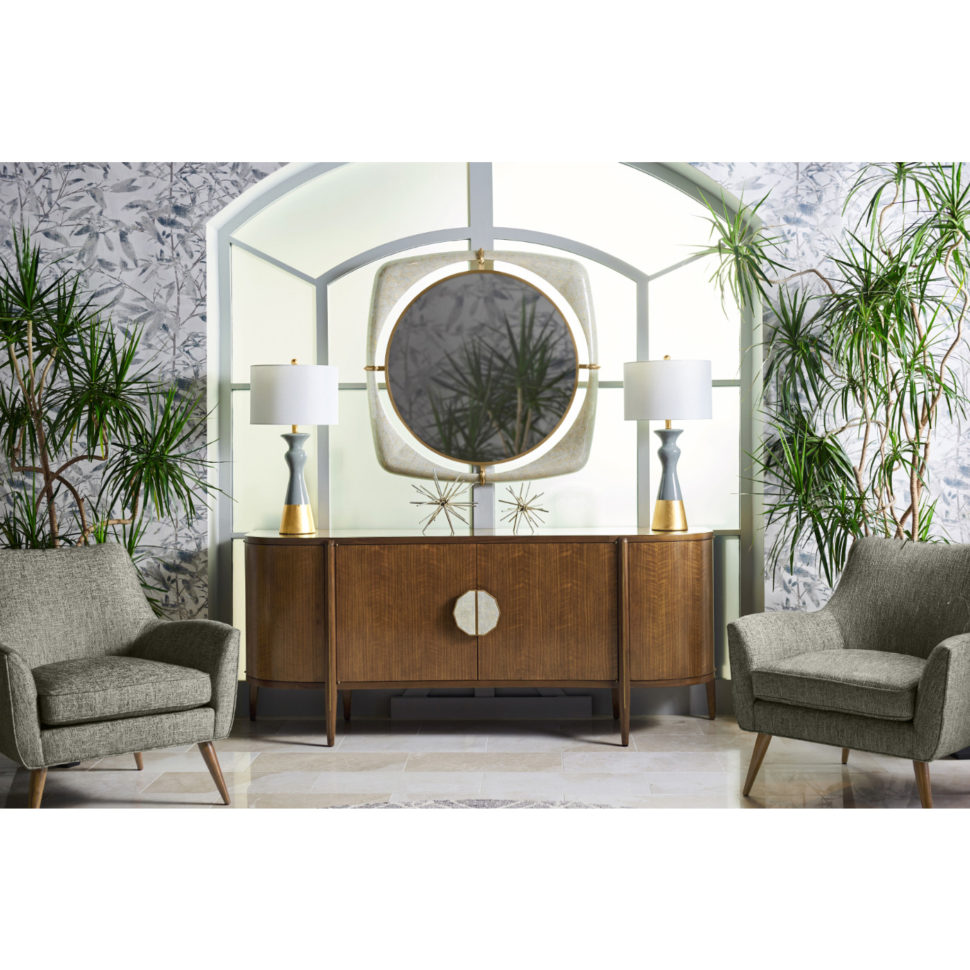 Toulouse Eggshell Mirror 52