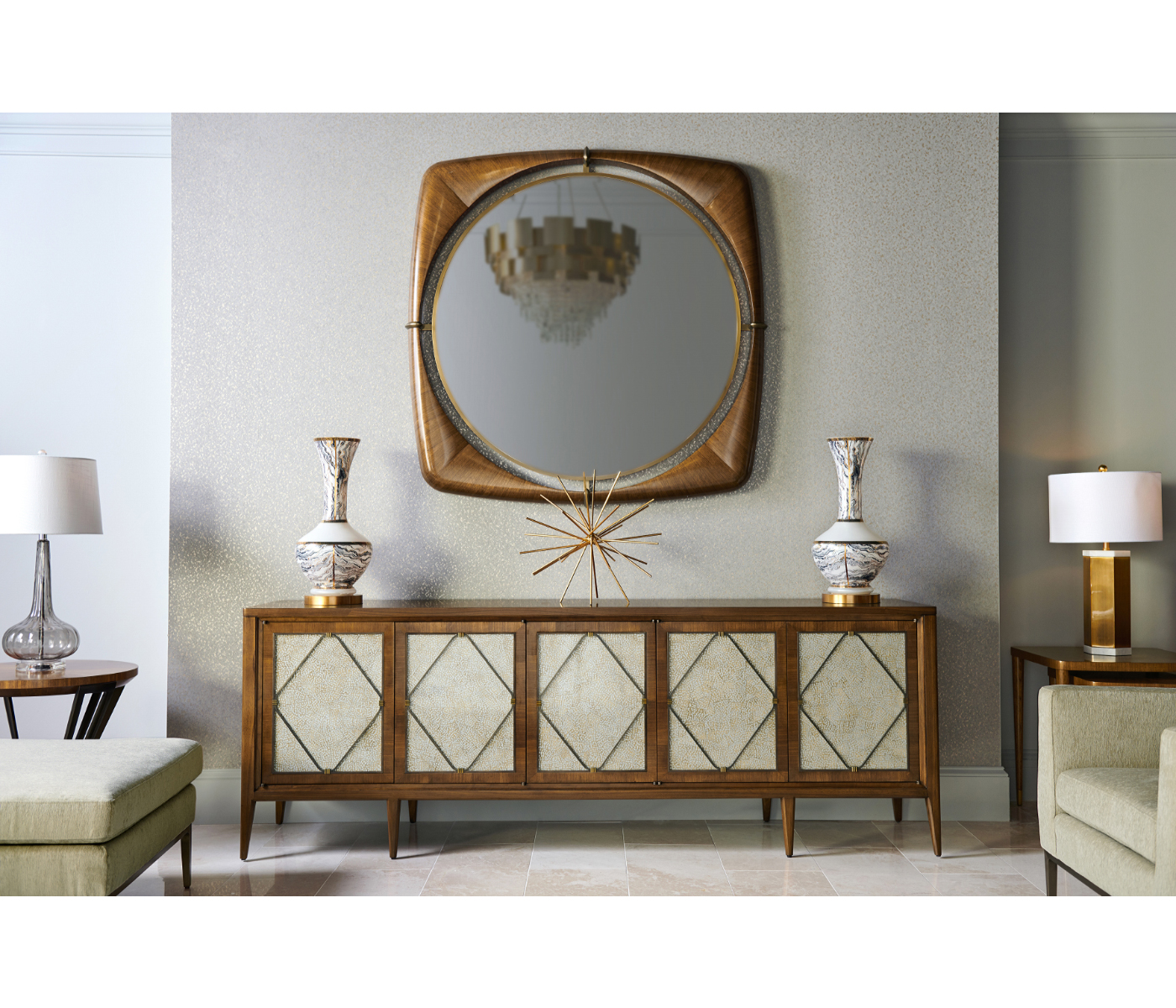 Toulouse Round Lamp Table