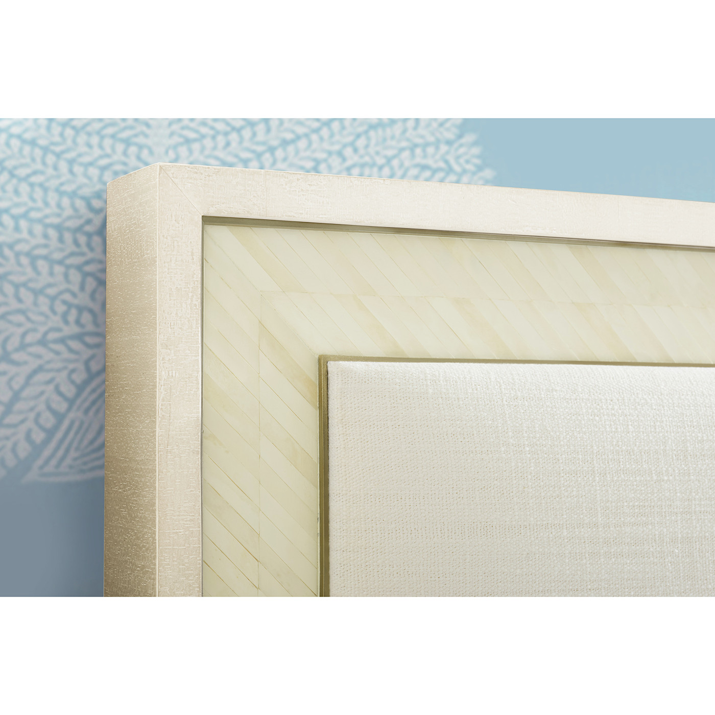 Tideline Bone & Linen-Blend Upholstered UK King Bed