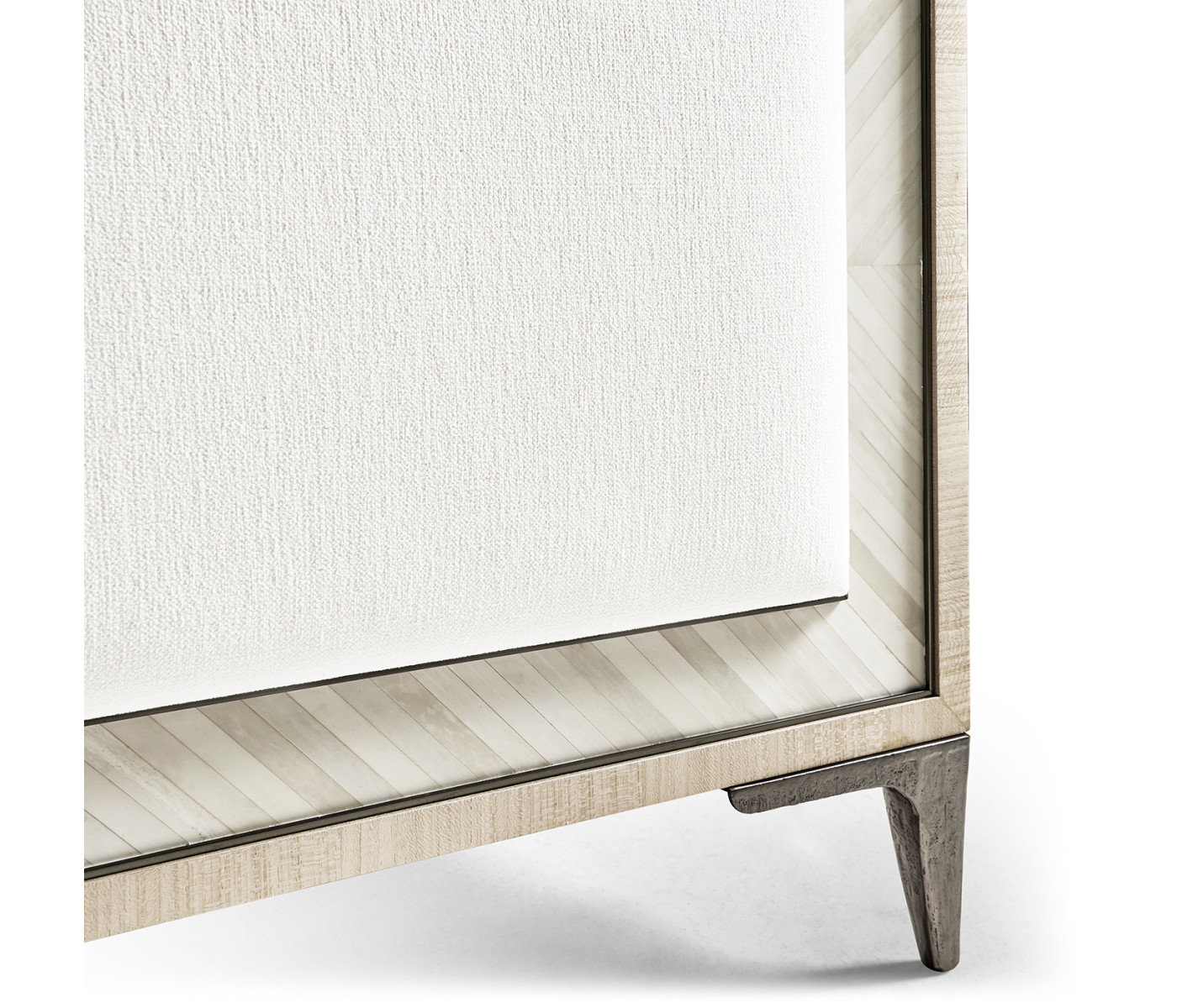Tideline Bone & Linen-Blend Upholstered Bed