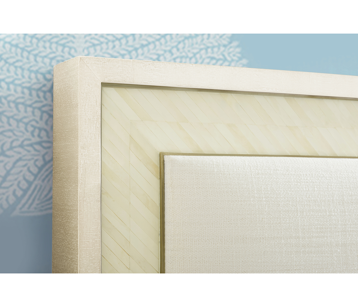 Tideline Bone & Linen-Blend Upholstered Bed