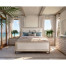 Tideline Bone & Linen-Blend Upholstered Bed