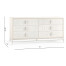 Clapotis Danish Cord Double Dresser