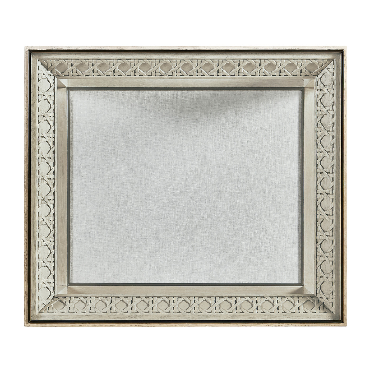 Cnoidal Cane Carved End Table