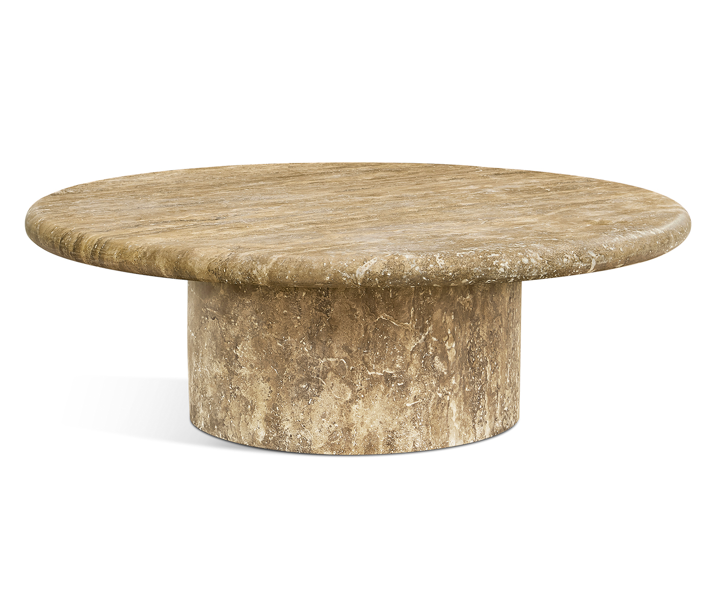 Billow Travertine Cocktail Table