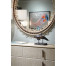 Vorticity Oval Rattan Mirror