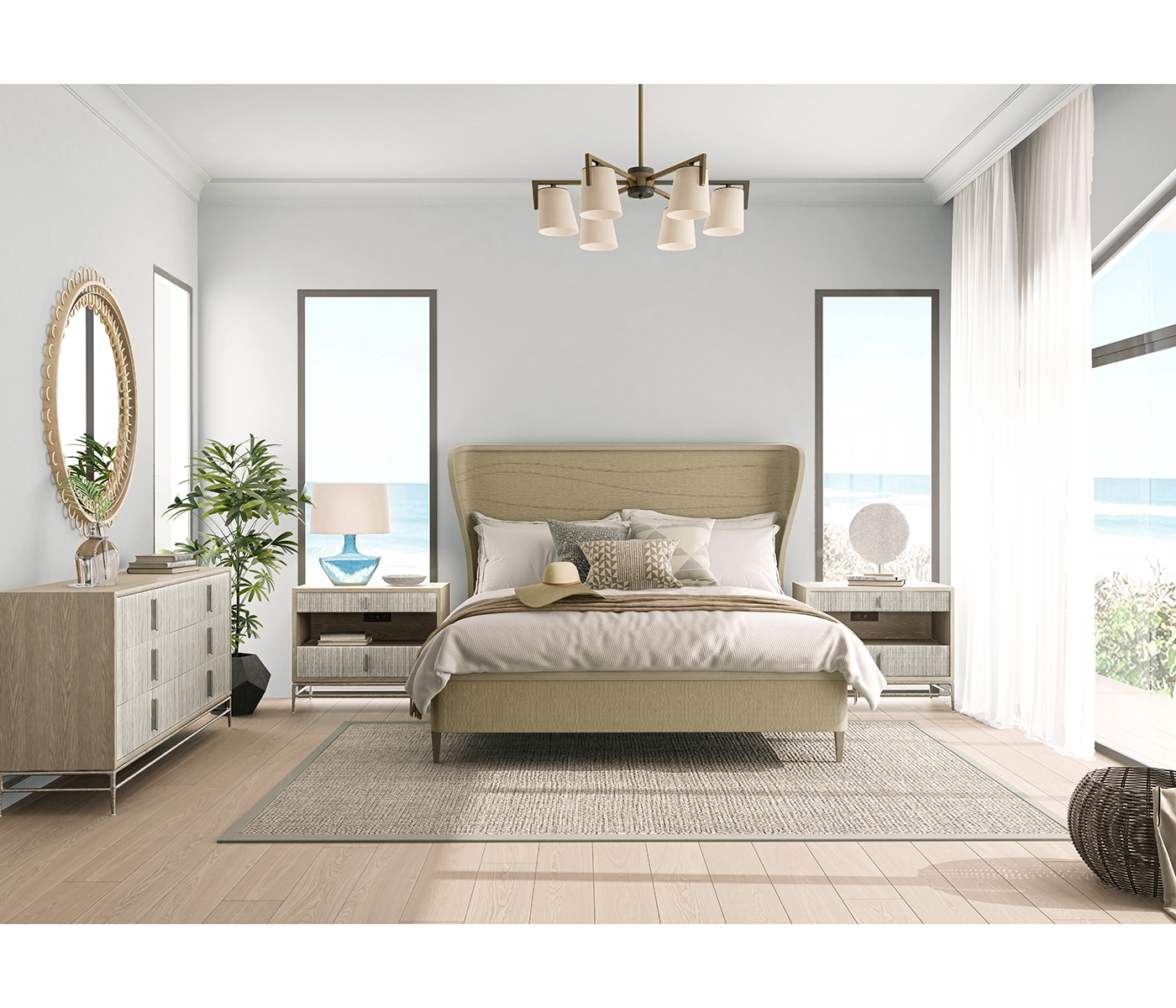 Seiche Woven Wing Wave Bed California King