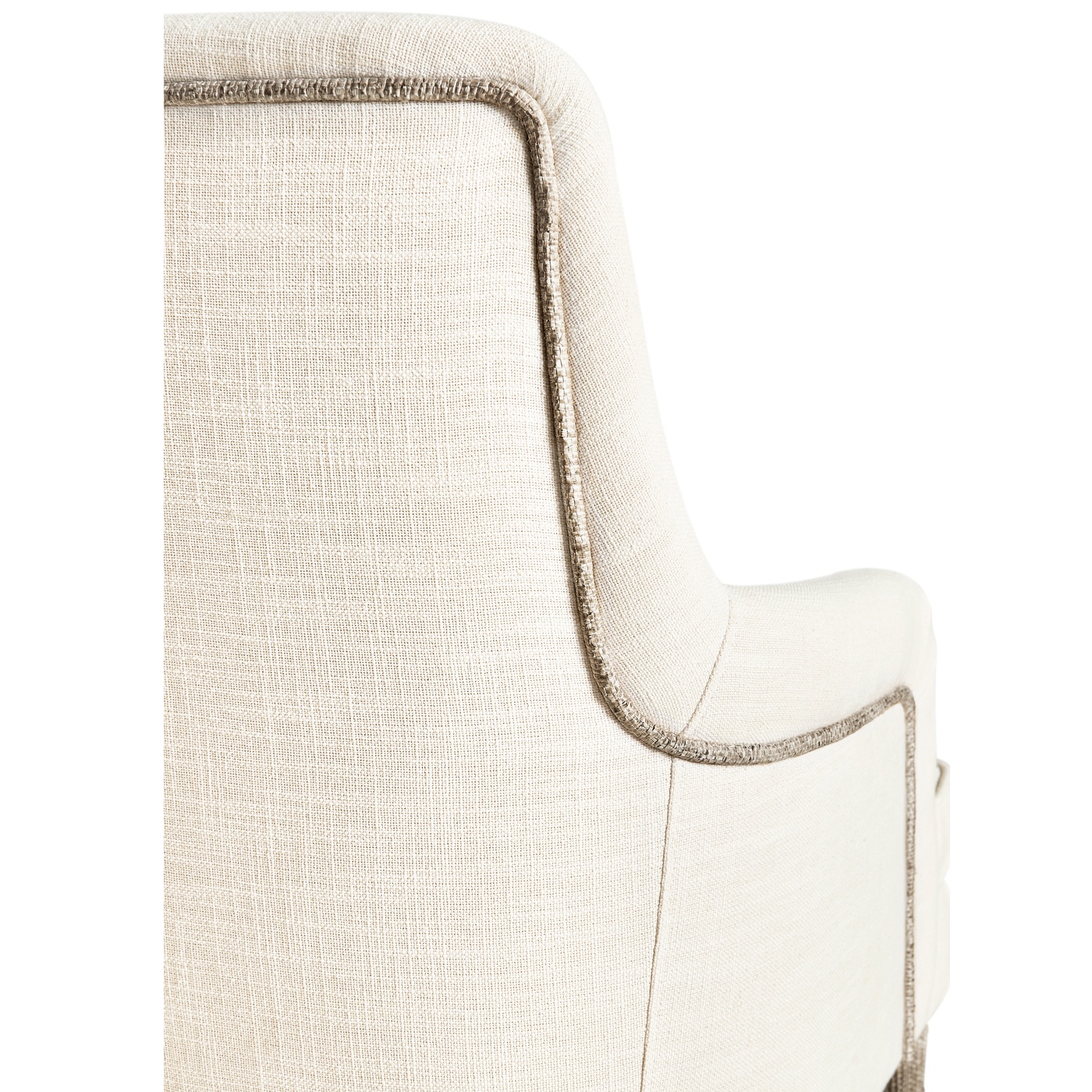 Shoal Linen & Grasscloth Host Chair