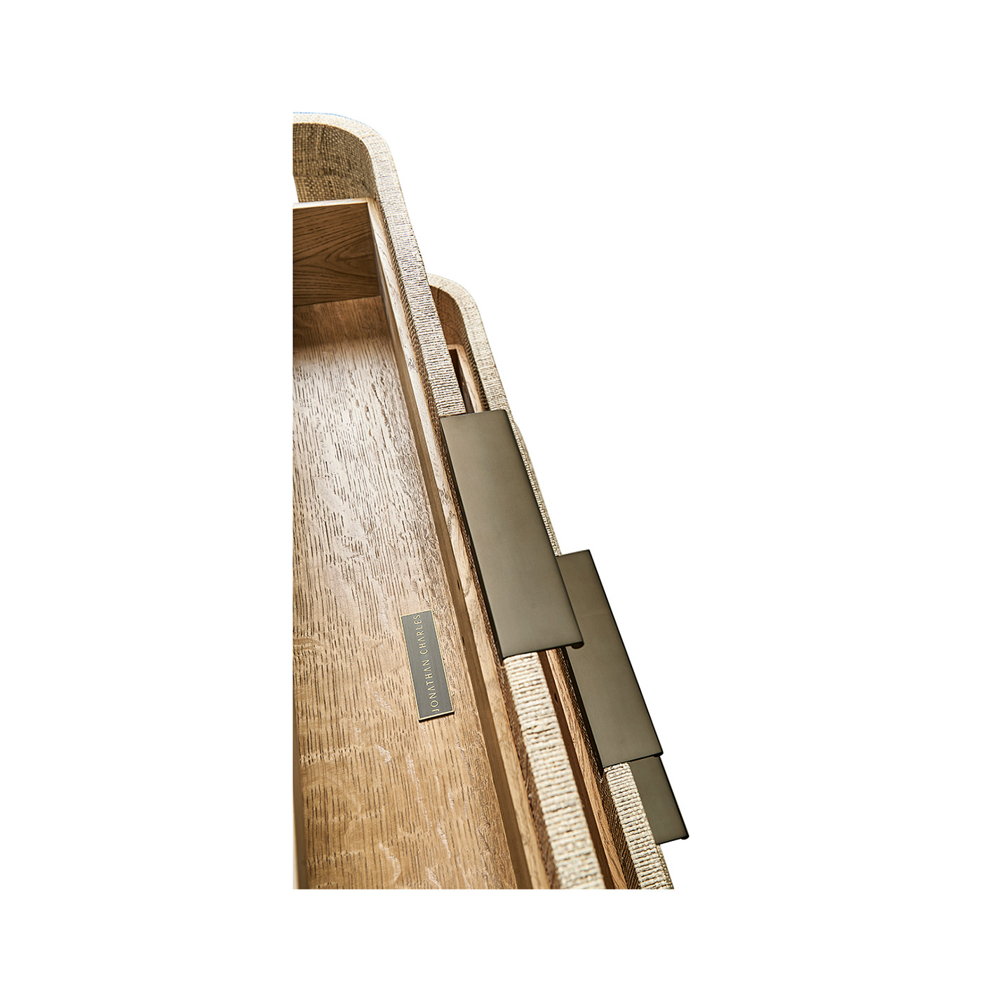 Seiche Large Grasscloth Nightstand