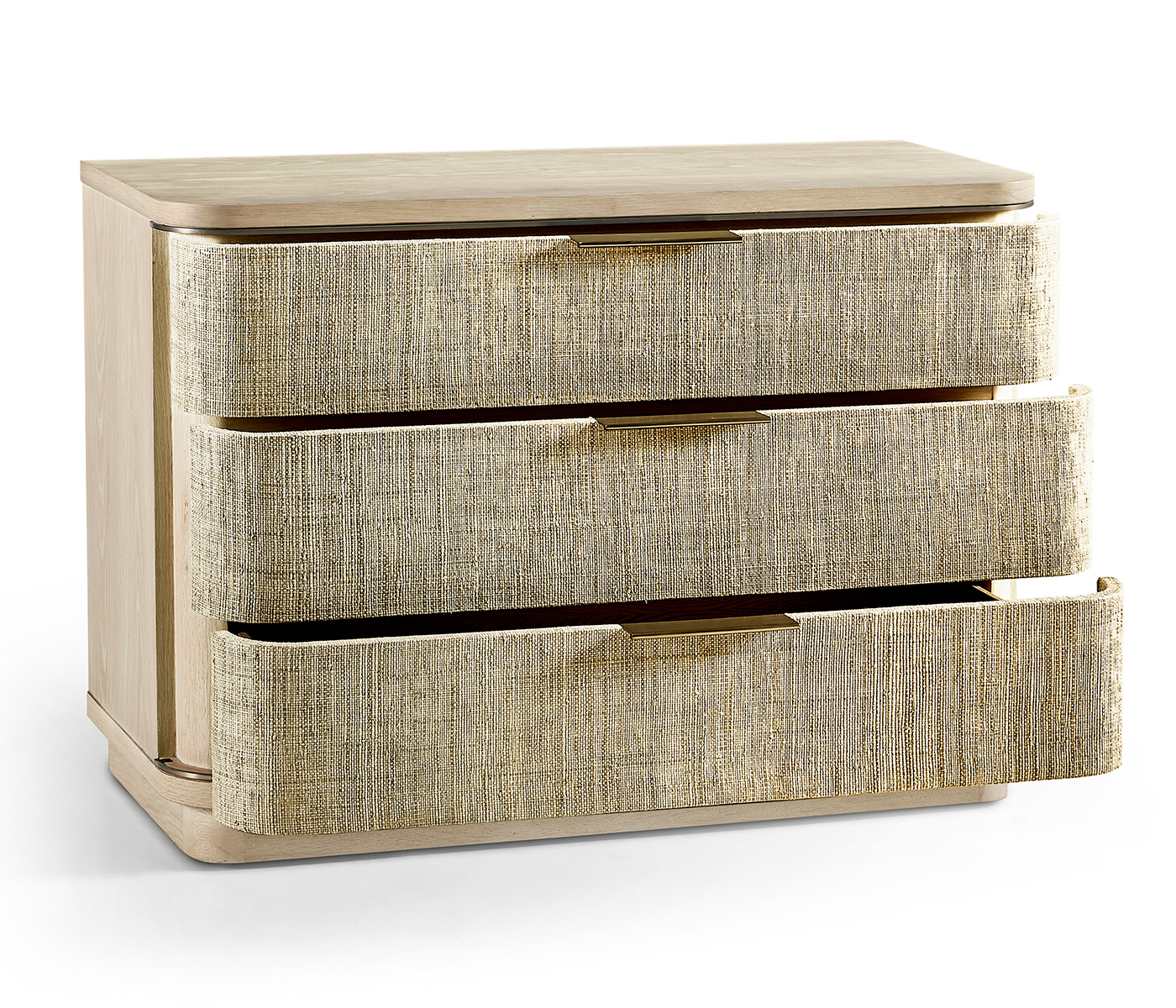 Seiche Large Grasscloth Nightstand