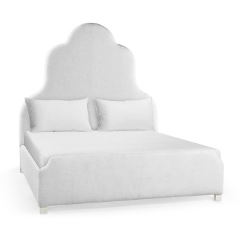 Aerial Uph. Panel King Bed - COM