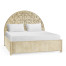 Moon Flower Carved UK King Bed
