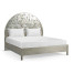 Shimmering Moon Half Round Panel Bed
