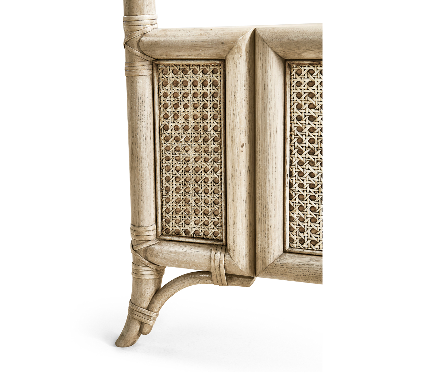 Tropical Tracery Chippendale Bamboo Bed