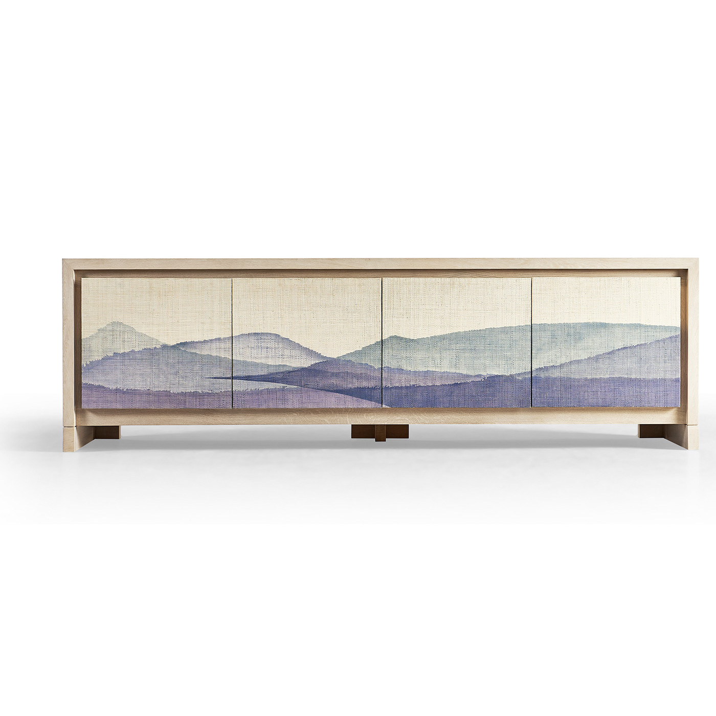 Watercolor Woven Front Console