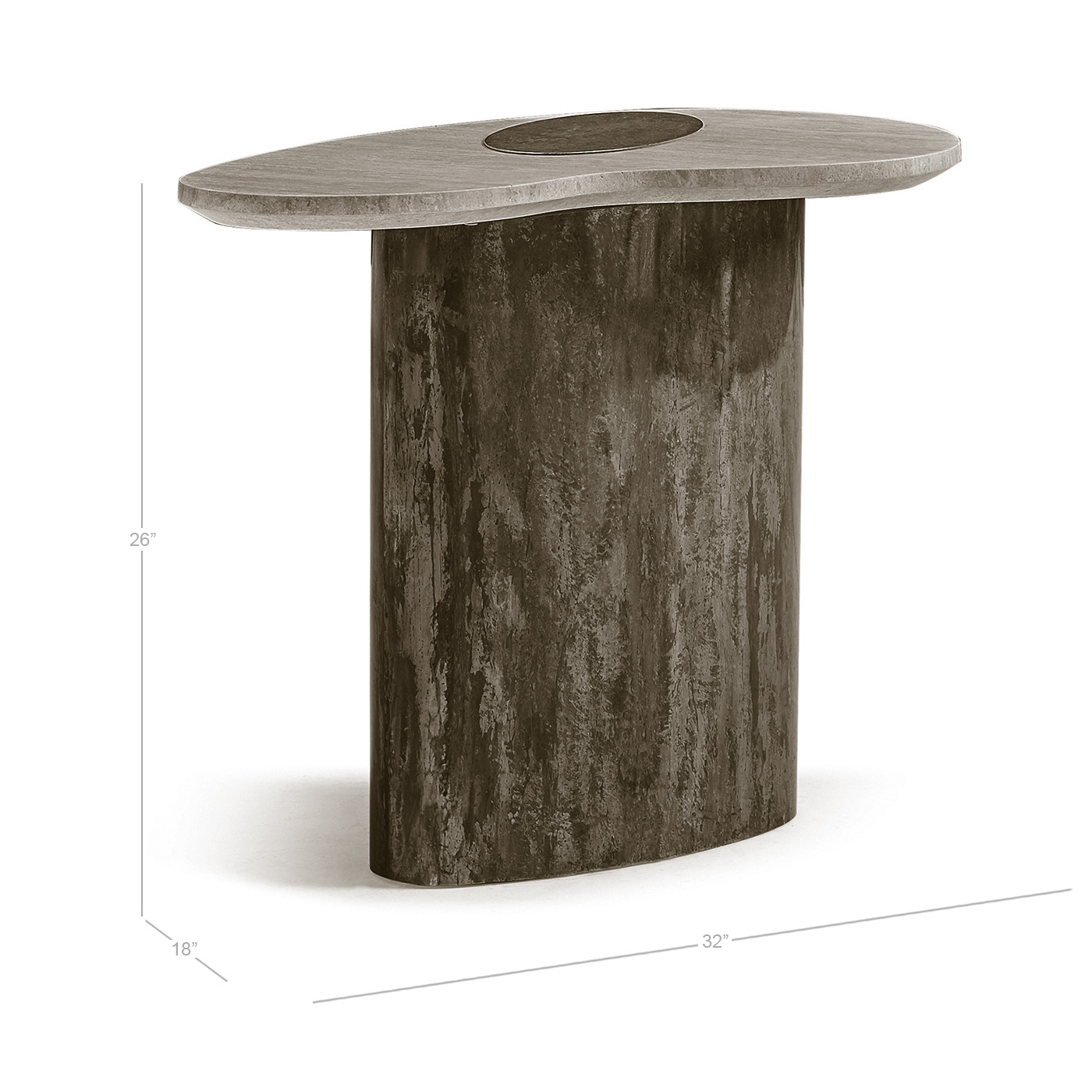 Cairn End Table