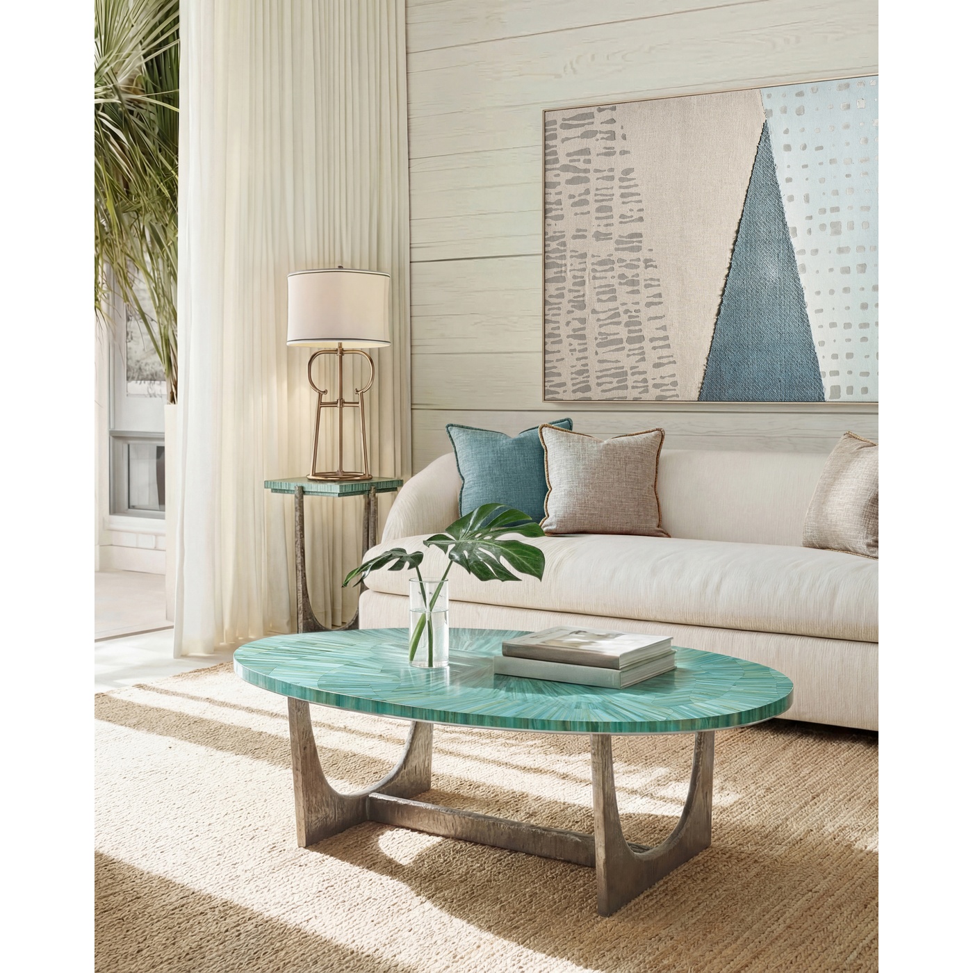 Seaglass Martini Table