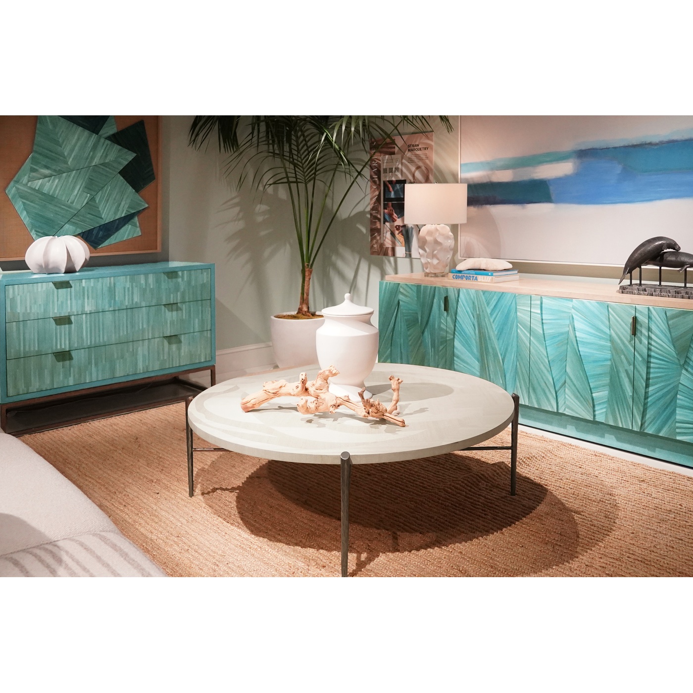 Tidepool Round Cocktail Table