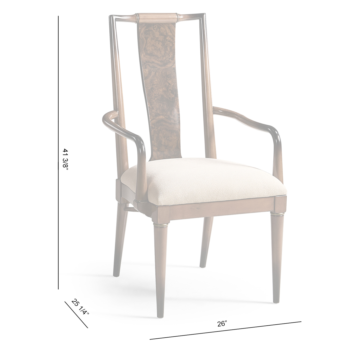 Jacques Dining Arm Chair
