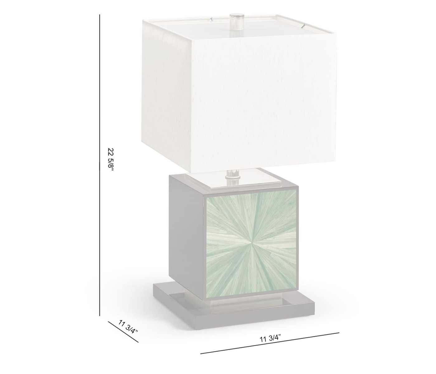 Verdure Cube Table Lamp