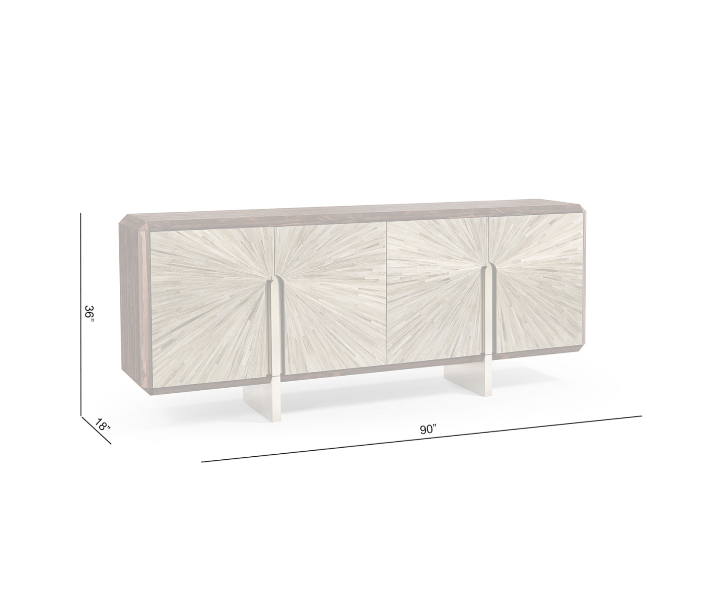 Terra Ziricote Sideboard